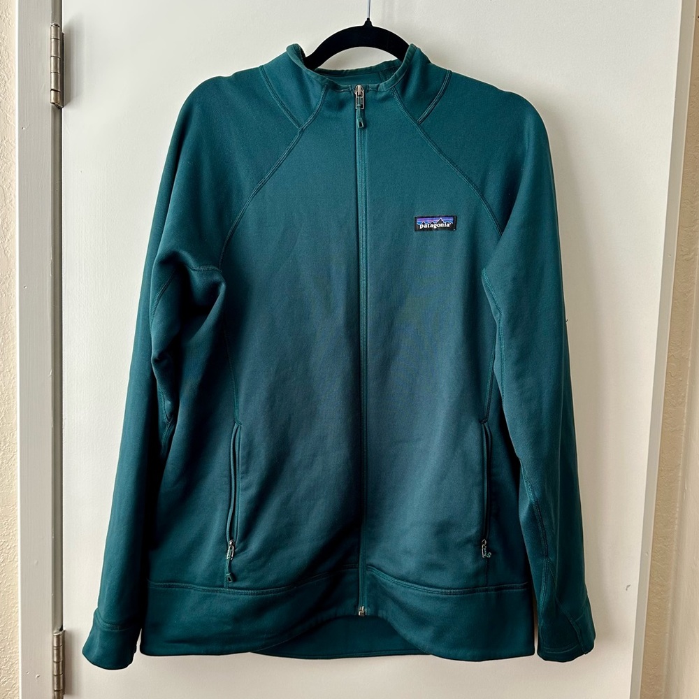 Patagonia Teal Full-Zip Jacket Polartec Stretch Lining